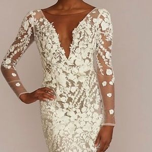 Galina Signature Floral Lace Wedding Gown